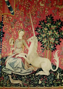 Die Dame und das Einhorn: Sehen