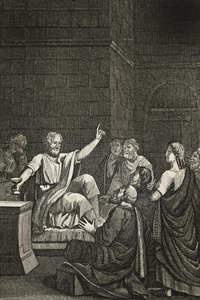 Die letzten Momente des Sokrates von French School