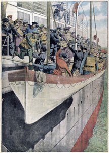 Die Lektion der Titanic: Rettungsbootübung auf einem Passagierschiff