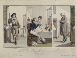 Das Leben eines gut aussehenden Jungen in Paris