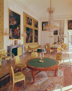 Der Hauptempfangsraum im Grand Trianon von French School
