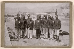 Die Mission Marchand, die Loango im Kongo verließ und Fachoda im Sudan erreichte, 1897-98 von French School