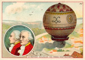 Der erste Ballonaufstieg der Brüder Montgolfier