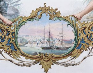 Der Hafen von Sewastopol, 1854