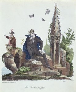 Die Romantiker, graviert von Montoux und Cheyere