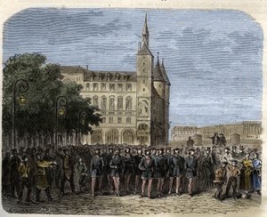 Der Saint-Simonianismus 1820-30 - Saint-Simonismus - Die Saint-Simonianer - Gravur von French School
