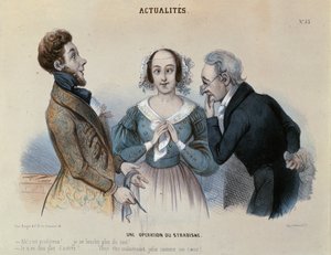 Die Schieloperation, ca. 1840