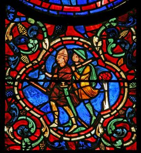 Das St. Martin Fenster: Zwei Räuber