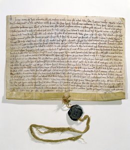 Die Statuten der Universität Paris, erstellt und gewährt von Kardinal Robert de Courson, päpstlicher Legat, im August 1215 von French School