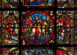 Die Heiligen Drei Könige (Detail) von French School