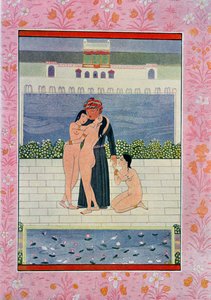 Die Hochzeit von Hassan Badreddine, Illustration aus Tausendundeine Nacht, 1895 (Farbstich)