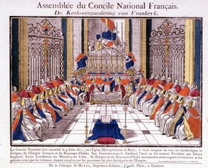 Der Klerus von Frankreich und Italien traf sich in Paris zur Versammlung des Französischen Nationalrats am 9. Juni