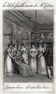 Das tote Blätterkleid von Madame Cottin (Sophie Cottin Rostand) (1770-1807), französische Schriftstellerin. von French School