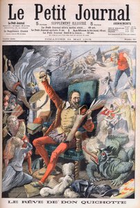 Der Traum von Don Quixote. Le Rêve de Don Quixote (Miguel De Cervantes) - Illustration für Le Petit Journal, 21. Mai 1905.