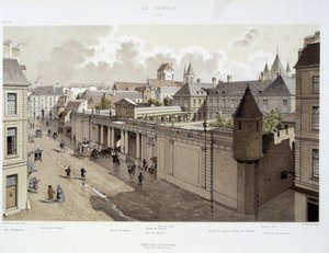 Der Eingang zum Palais im Jahr 1770 - in 