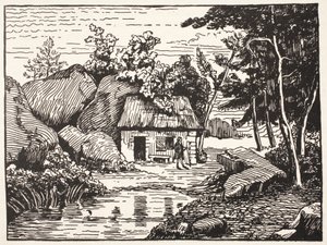 Die Hütte von J.J. Rousseau