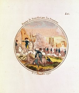 Die Rückeroberung von Frankfurt durch die Preußen, 2. Dezember 1792