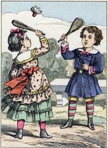 Das Steuerrad. Gravur aus dem Bilderalbum „Die Spiele der Kindheit“. Epinaler Bildgebung, Ende des 19. Jahrhunderts. 32 Seiten von French School