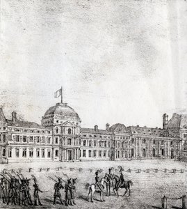 Die Tuilerien - „Alphabet Picturesque des Monumens de Paris“ um 1840 (Gravur) von French School