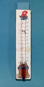 Thermometer mit phrygischer Mütze von French School