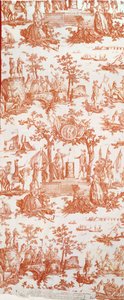 Toile de Jouy, Darstellung des Festes der Föderation am 14. Juli 1790 auf dem Marsfeld