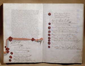 Westfälischer Friede, unterzeichnet in Münster am 24. Oktober 1648