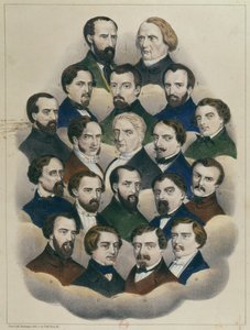 Prozess in Bourges gegen die französischen republikanischen Rädelsführer der Demonstration in Paris am 15. Mai 1848 von French School