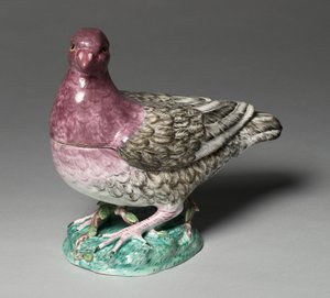 Terrine in Form einer Taube, Hersteller Sceaux Fabrik, ca. 1760