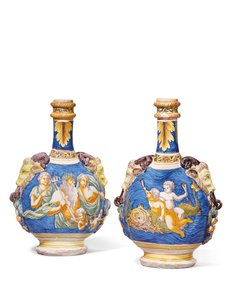 Zwei Kürbisse, Nevers, ca. 1680-1700 von French School