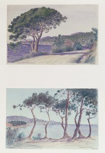 Zwei Ansichten von Ste Maxime von French School