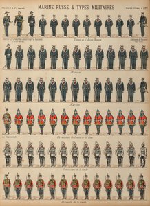 Uniformen der russischen Armee und Marine von French School