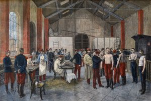 Impfung der Rekruten im Regiment in „Le Petit Journal“ vom 29. November von French School