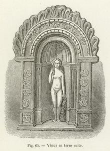 Venus aus Terrakotta von French School