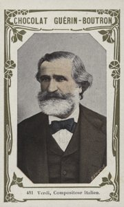 Verdi, italienischer Komponist von French School