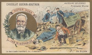 Victor Hugo, französischer Dichter, Dramatiker, Schriftsteller und Romanautor, Autor von „Les Miserables“ von French School