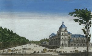 Ansicht des Königspalastes von Aranjuez, Spanien von French School
