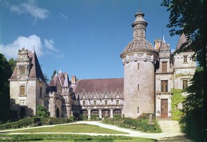 Ansicht des Hofes und des Turms, 1536-48