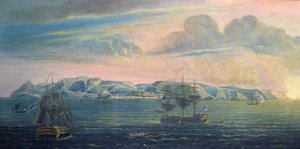 Ansicht der Insel St. Helena, ca. 1820