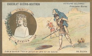 Vergil (70 v. Chr. - 19 v. Chr.), lateinischer Dichter, Autor der „Aeneis“, Epos geschrieben zwischen 29 und 19 v. Chr.