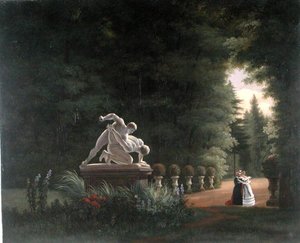 Spaziergang in der Folie-Beaujon in Paris, ca. 1830