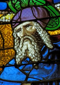 Fenster mit Darstellung des Heiligen Antonius dem Einsiedler