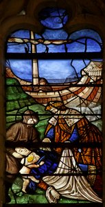 Fenster mit der Heiligen Maria Magdalena: Gräfin von Provence stirbt auf einer Pilgerreise ins Heilige Land