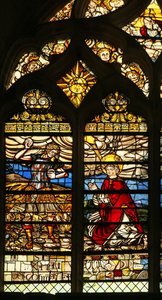 Fenster mit der Steinigung des Heiligen Stephanus