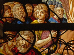 Fenster im Charnier (w.8) (Detail) von French School