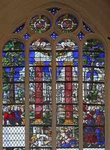 Fenster w109, Darstellung von architektonischen Überresten von French School