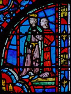 Fenster w13 Ahasverus befragt Esther Esth V 2-3
