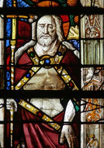 Fenster w14, Darstellung von Christus der Auferstehung