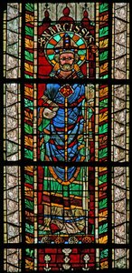 Fenster w207 mit St. Narcissus von French School
