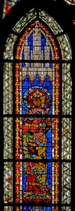 Fenster w208 mit St. Christine