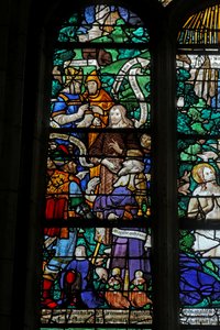 Fenster w20, der Heilige Johannes der Täufer wird verhört